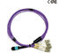 Industrial Fiber Optic Patch Cord Optical Fiber Network Cable With OFNP / OFNR Jacket supplier